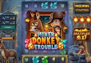 Топовый игровой аппарат Miner Donkey Trouble от провайдера Play’n GO